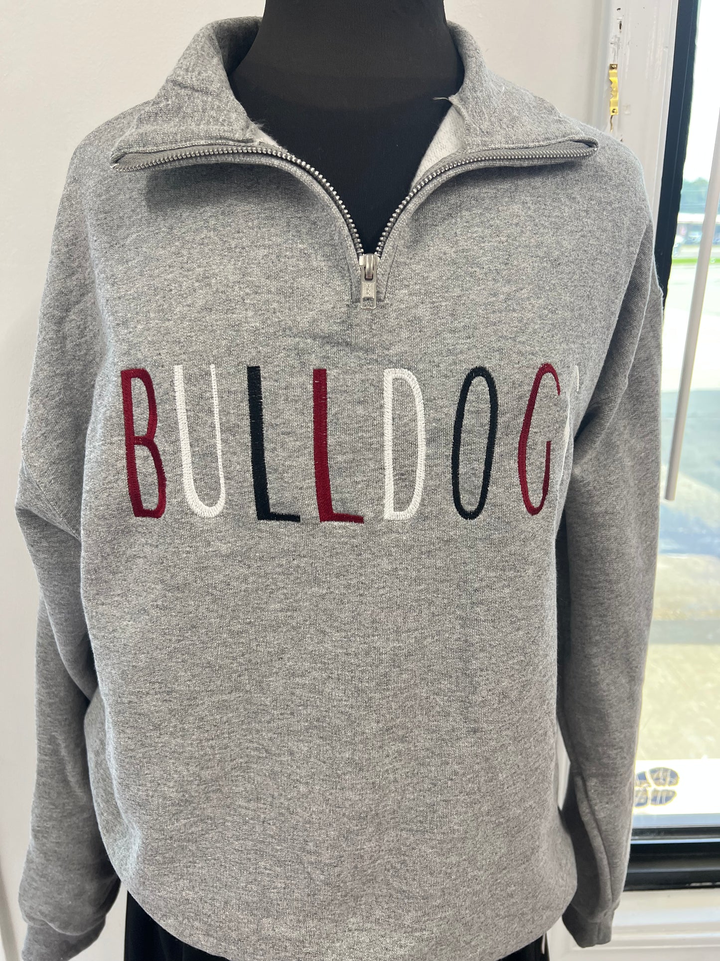 Bulldogs 1/2 Zip Pullover-PREORDER