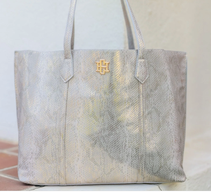 Heath Tote Bag METALLIC CHAMPAGNE