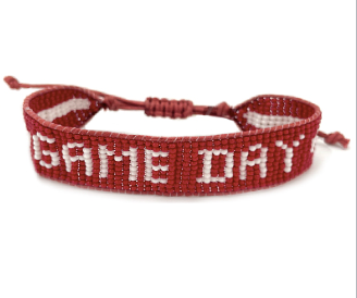Game Day Bracelet-Burgundy