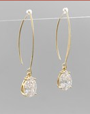 Drop Long Fishhook Earrings