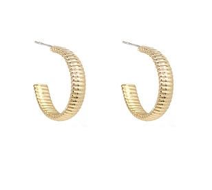 Omega Chain Shape Hoops