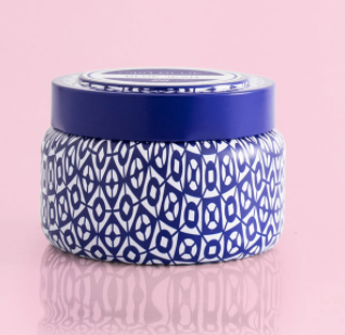 Blue Jean Printed Travel Tin, 8.5 oz