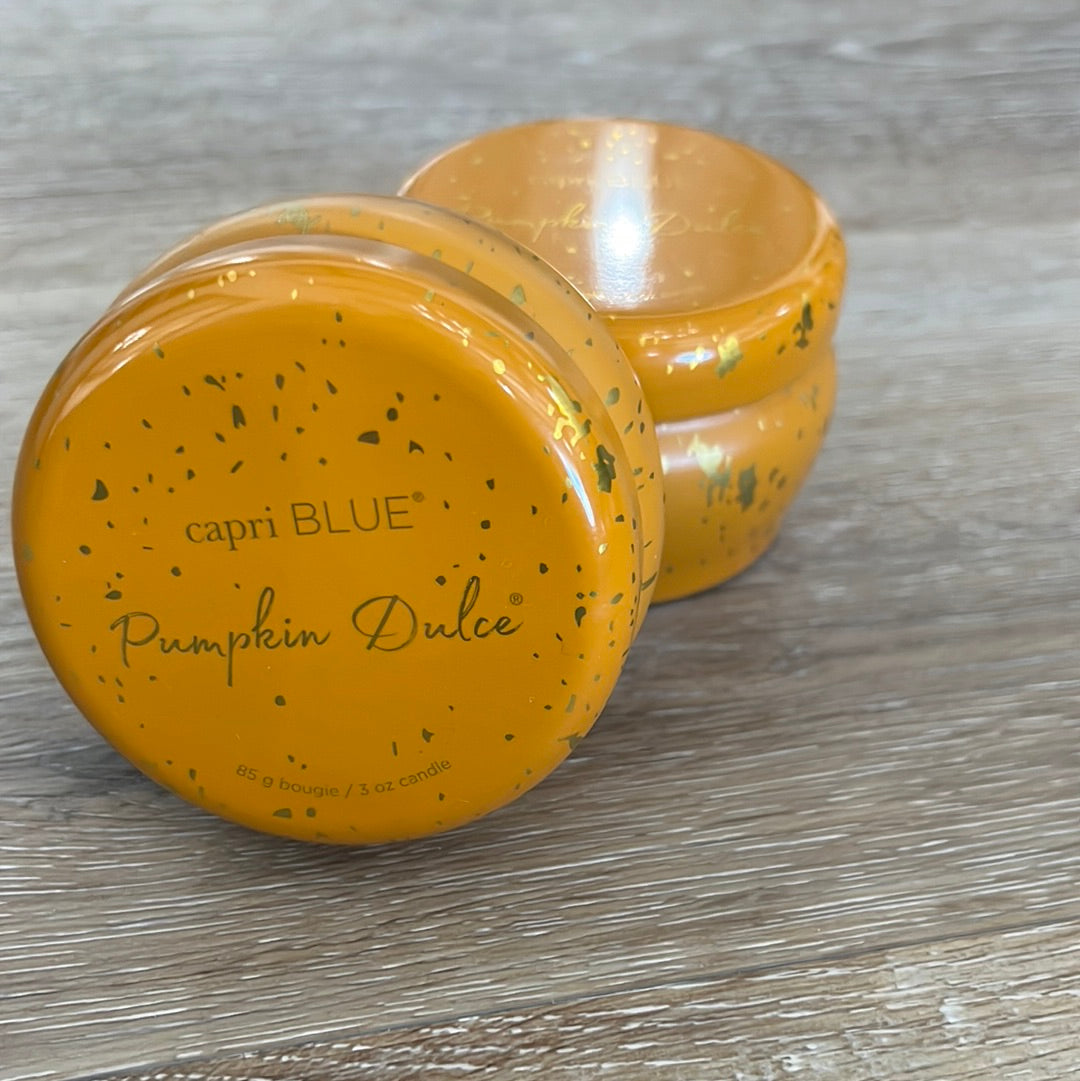 Capri Blue Pumpkin Dulce Mini Tin, 3 oz