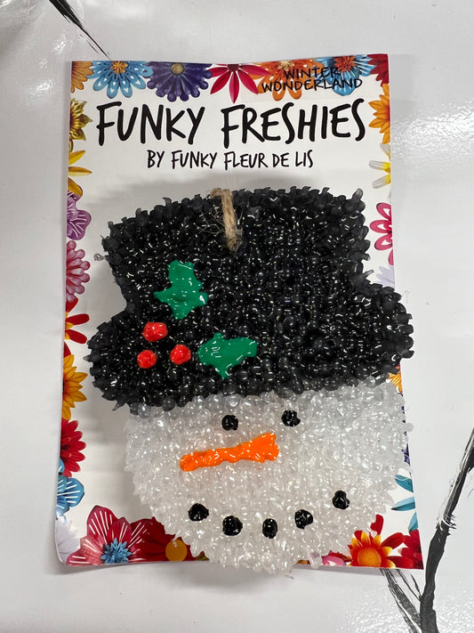 Snowman Freshie