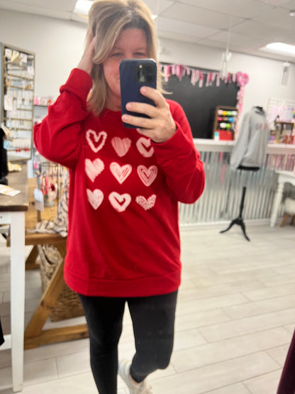 Fiery Heart Sweatshirt