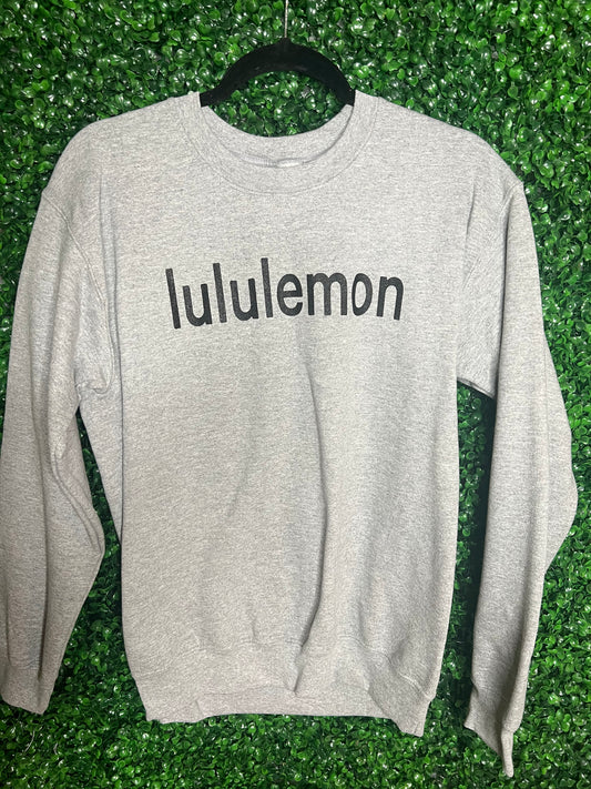 Sport Grey Lemon Graphic Sweatshirt
