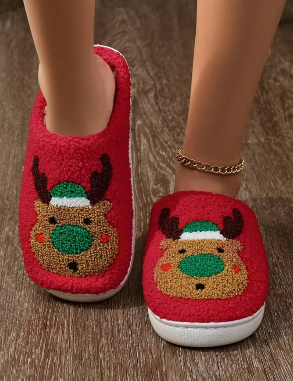 Reindeer Slippers