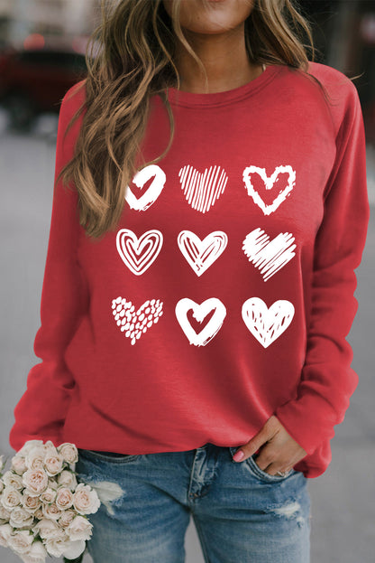 Fiery Heart Sweatshirt