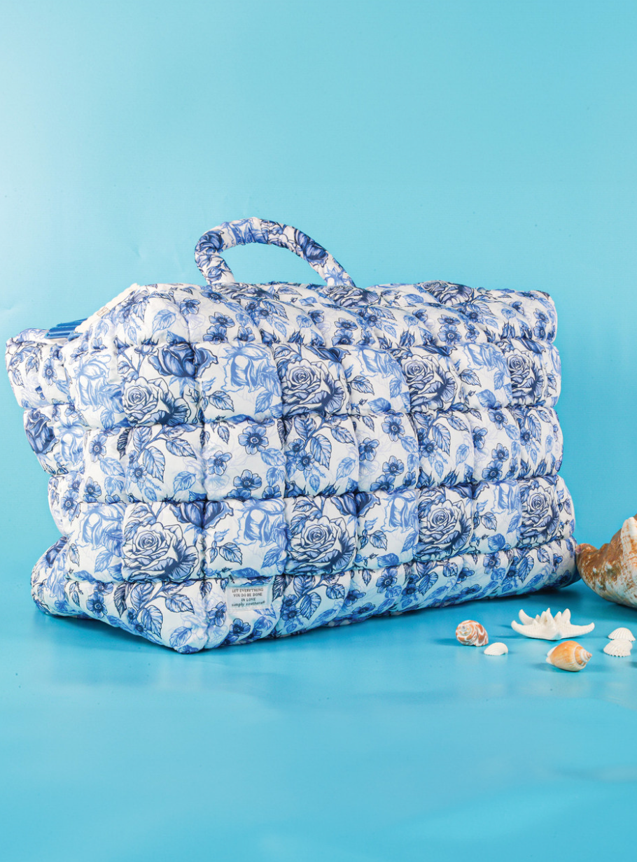 Weekend-Marsh Bag-Blue Rose-Pre Order