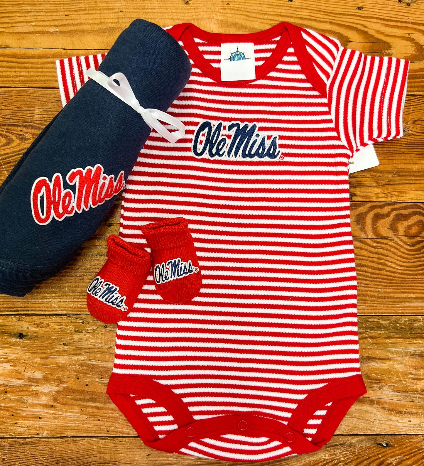 Ole Miss Solid Blanket